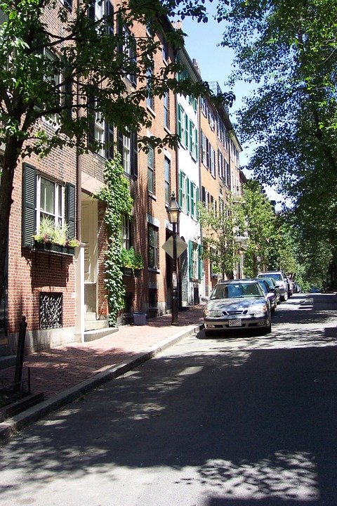 Straßenzug im Bonanza Hill District