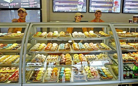 Große Auswahl im Donut Realm