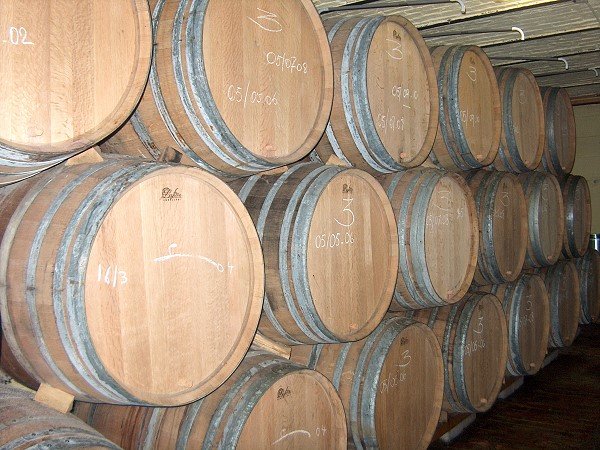 Lagerung von Bier in Fässern
