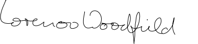 Woodfields Unterschrift